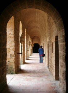 Woman walking in a lonely place. Let's Talk Mental Health Therapy